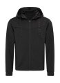 Heren Hoodie Gerecyclede Scuba Stedman ST5840 Black Opal